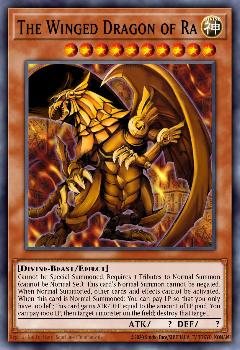The Winged Dragon of Ra Yu-Gi-Oh card