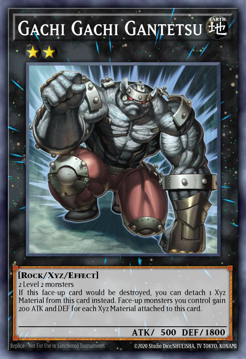 Gachi Gachi Gantetsu Yu-Gi-Oh card