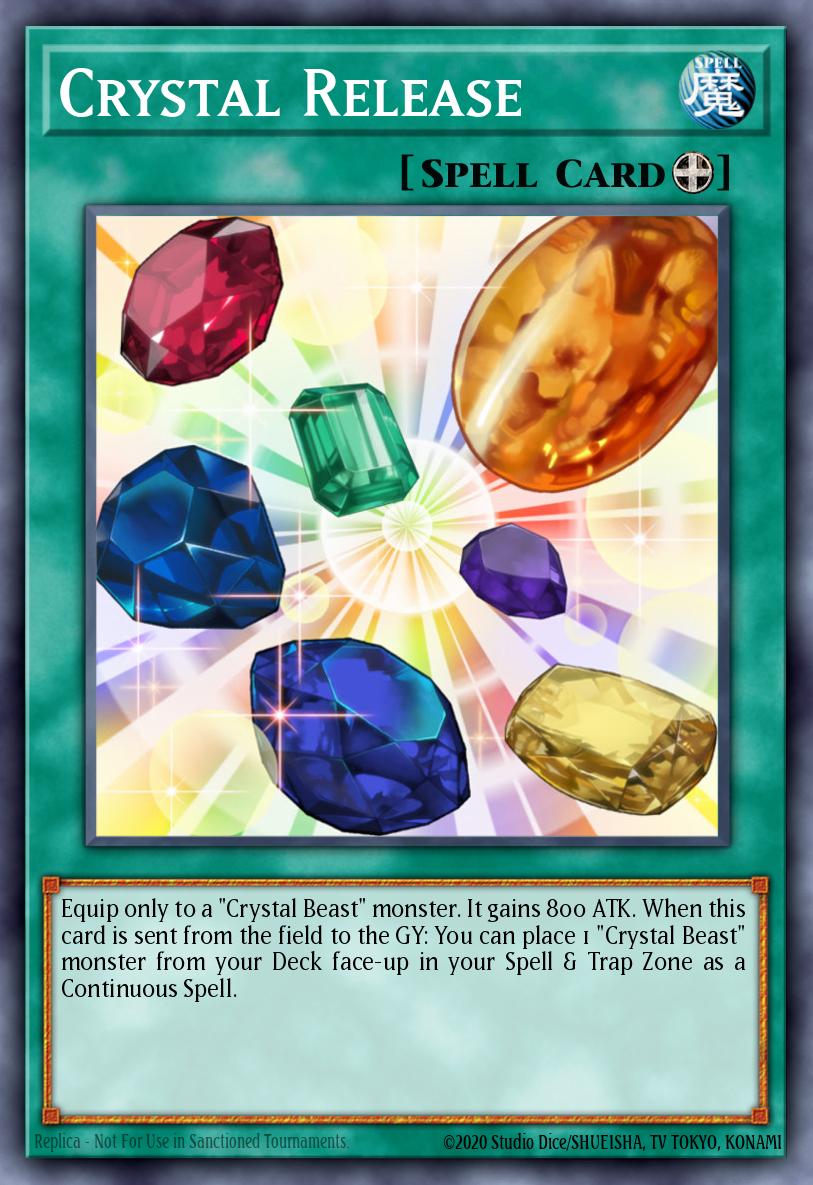 Crystal Release Yu-Gi-Oh card