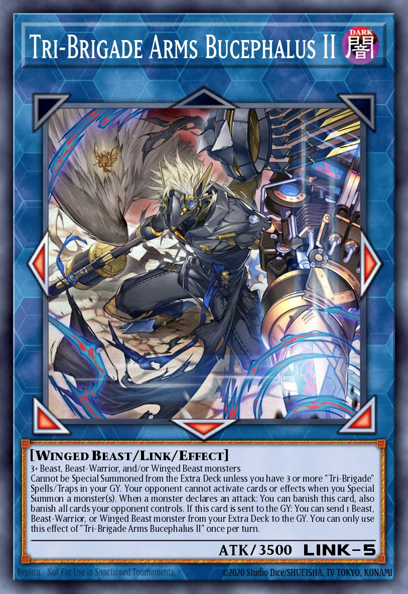 Tri-Brigade Arms Bucephalus II Yu-Gi-Oh card
