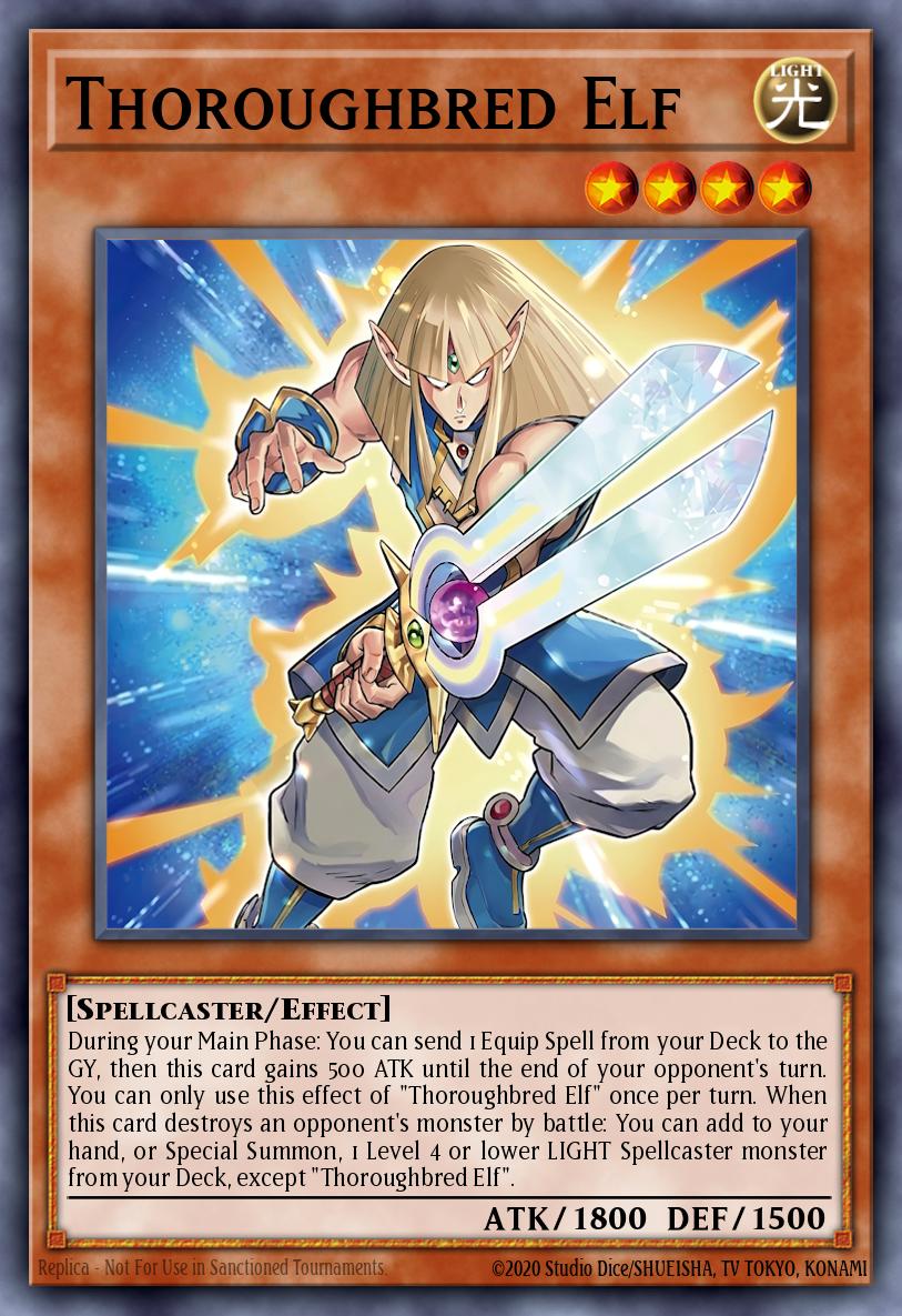 Thoroughbred Elf Yu-Gi-Oh card