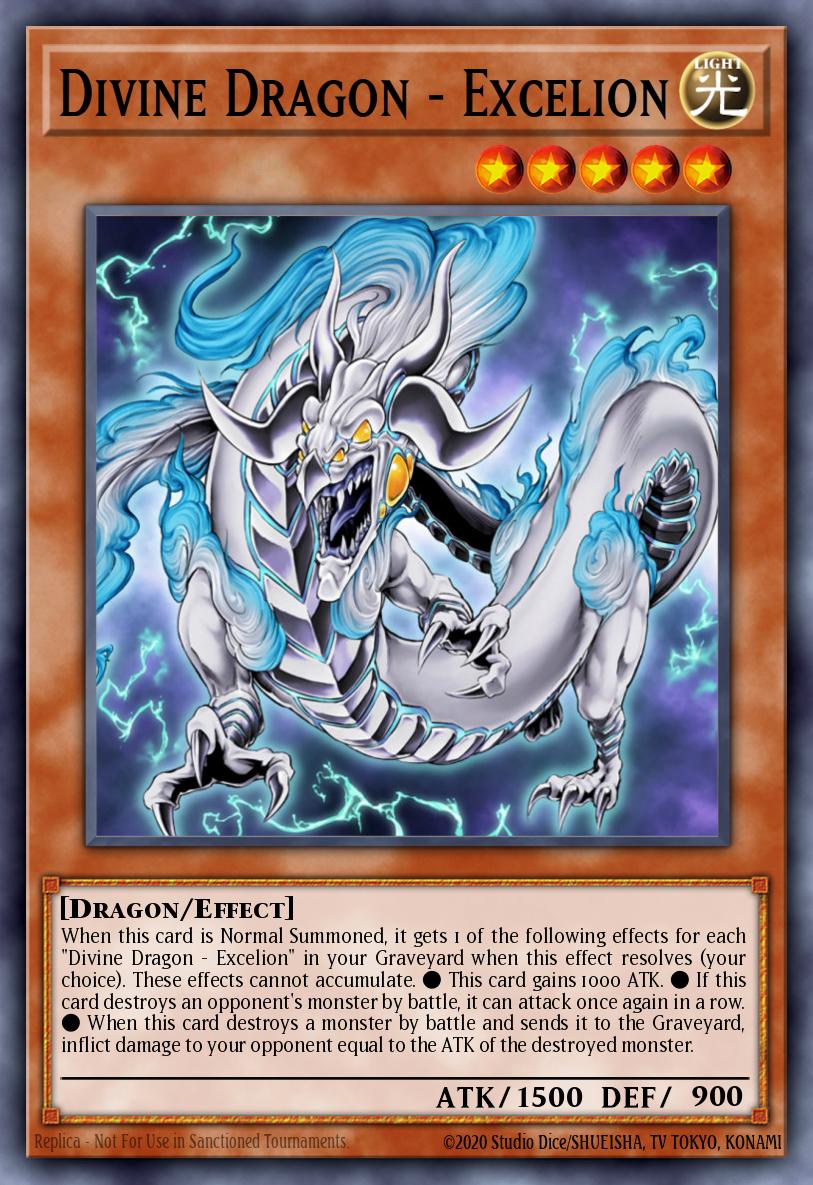 Divine Dragon - Excelion Yu-Gi-Oh card