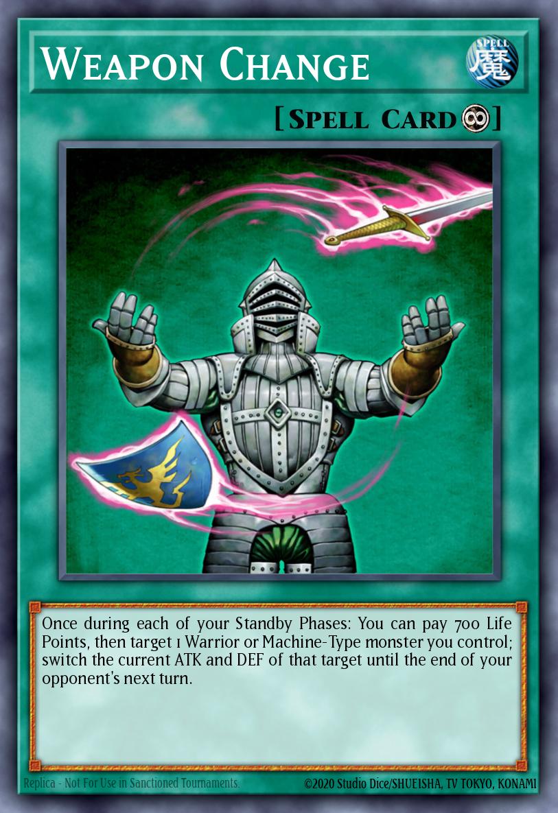 Weapon Change Yu-Gi-Oh card