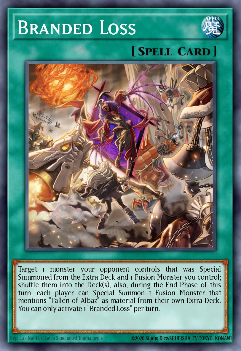 Branded Loss Yu-Gi-Oh card