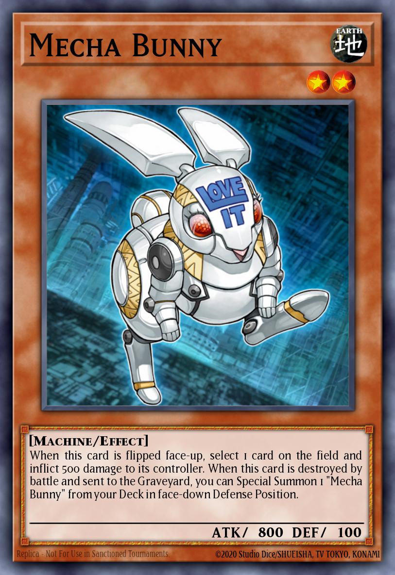 Mecha Bunny Yu-Gi-Oh card