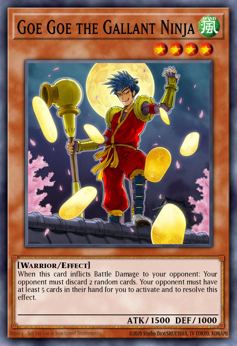 Goe Goe the Gallant Ninja Yu-Gi-Oh card
