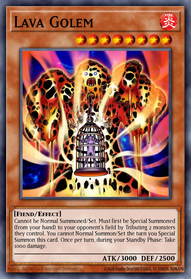 Lava Golem Yu-Gi-Oh card