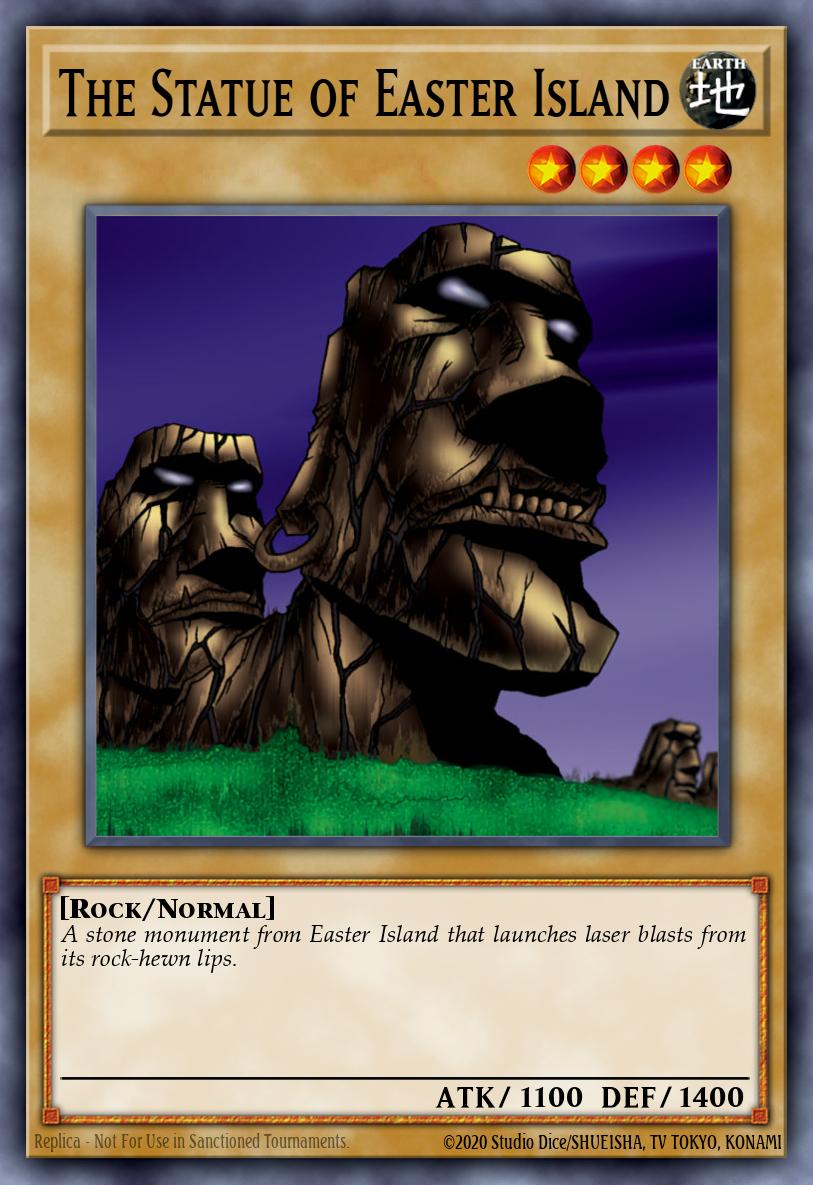 The Statue of Easter Island Yu-Gi-Oh card