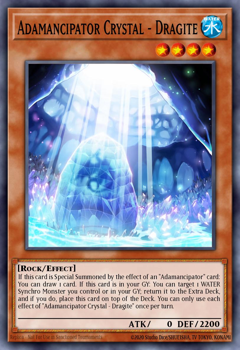 Adamancipator Crystal - Dragite Yu-Gi-Oh card