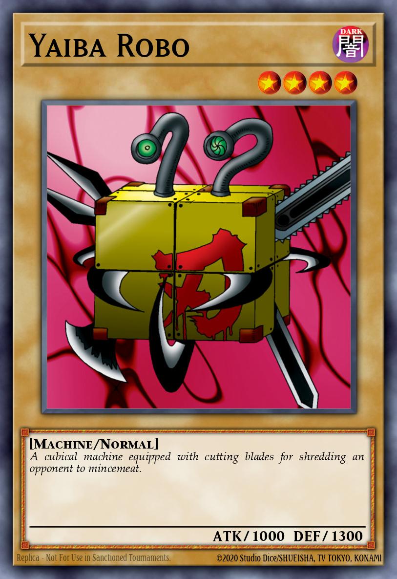Yaiba Robo Yu-Gi-Oh card