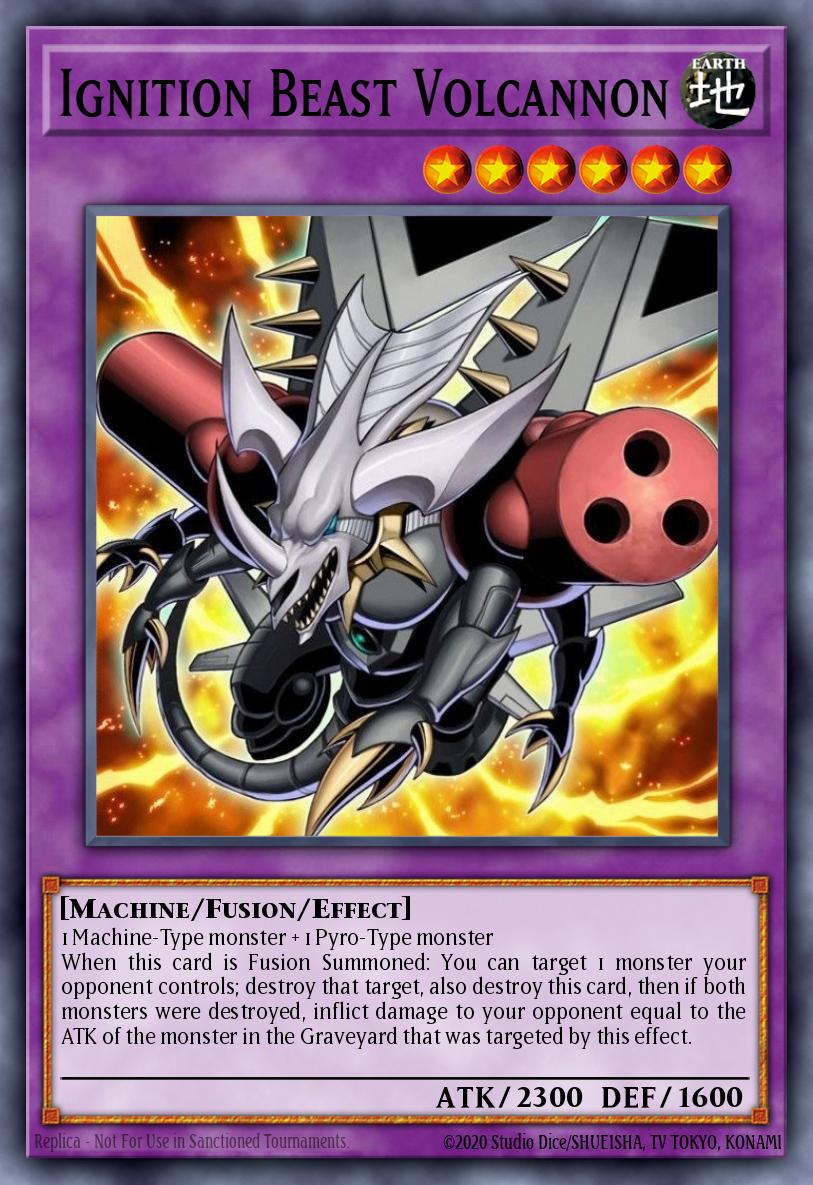 Ignition Beast Volcannon Yu-Gi-Oh card