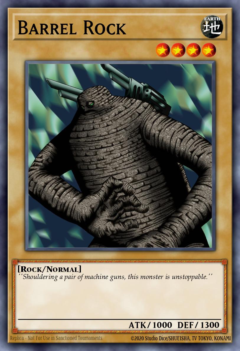 Barrel Rock Yu-Gi-Oh card