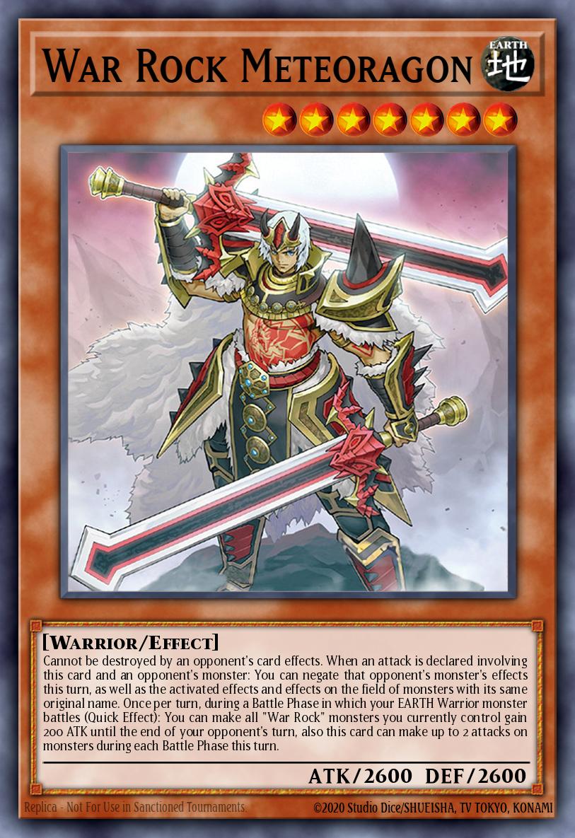 War Rock Meteoragon Yu-Gi-Oh card