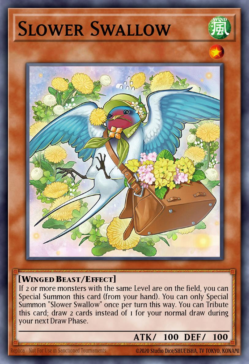 Slower Swallow Yu-Gi-Oh card