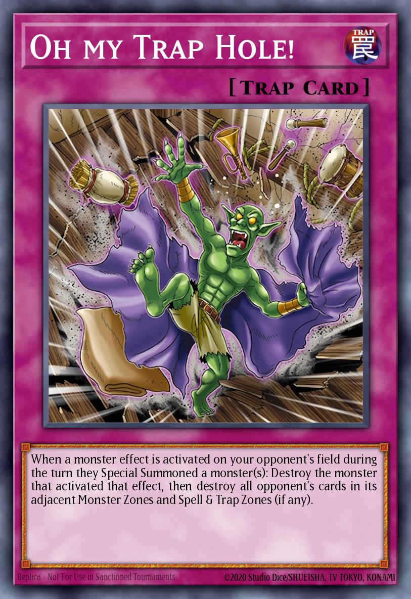 Oh my Trap Hole! Yu-Gi-Oh card