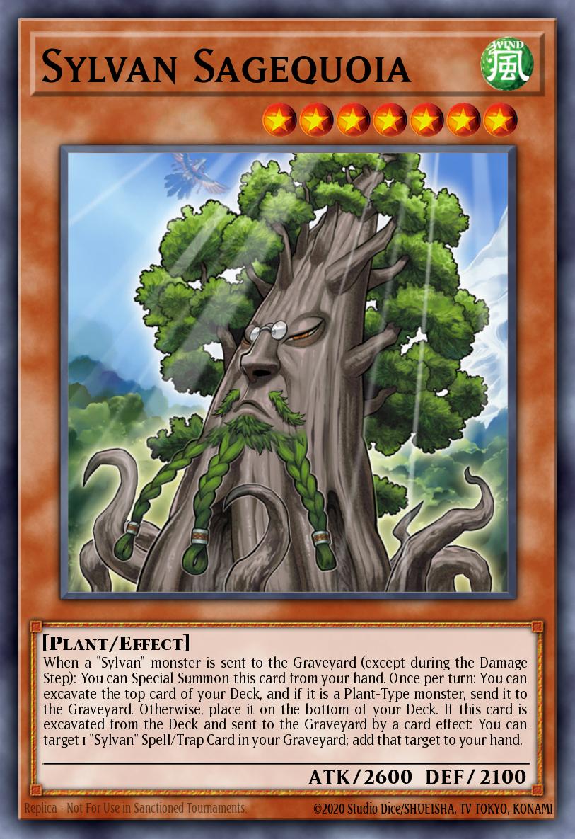 Sylvan Sagequoia Yu-Gi-Oh card