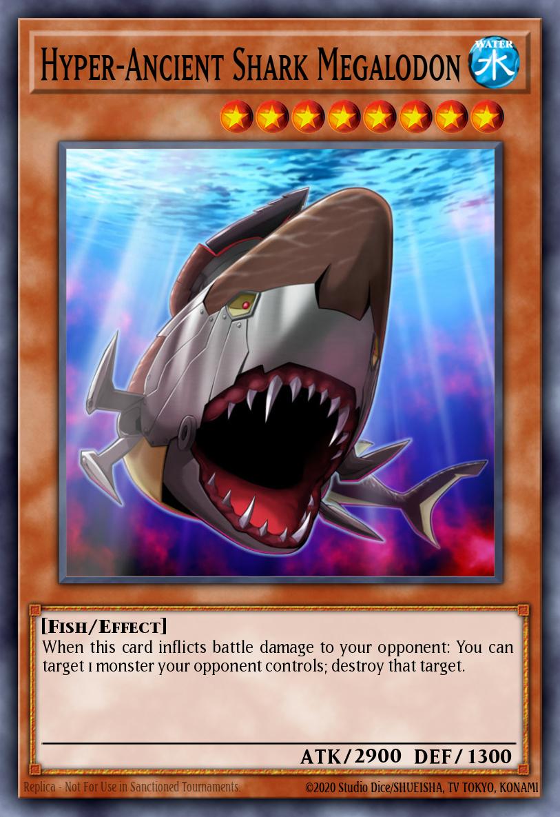 Hyper-Ancient Shark Megalodon Yu-Gi-Oh card