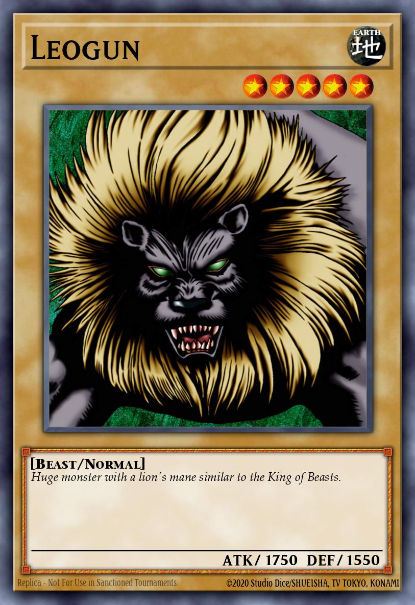 Leogun Yu-Gi-Oh card