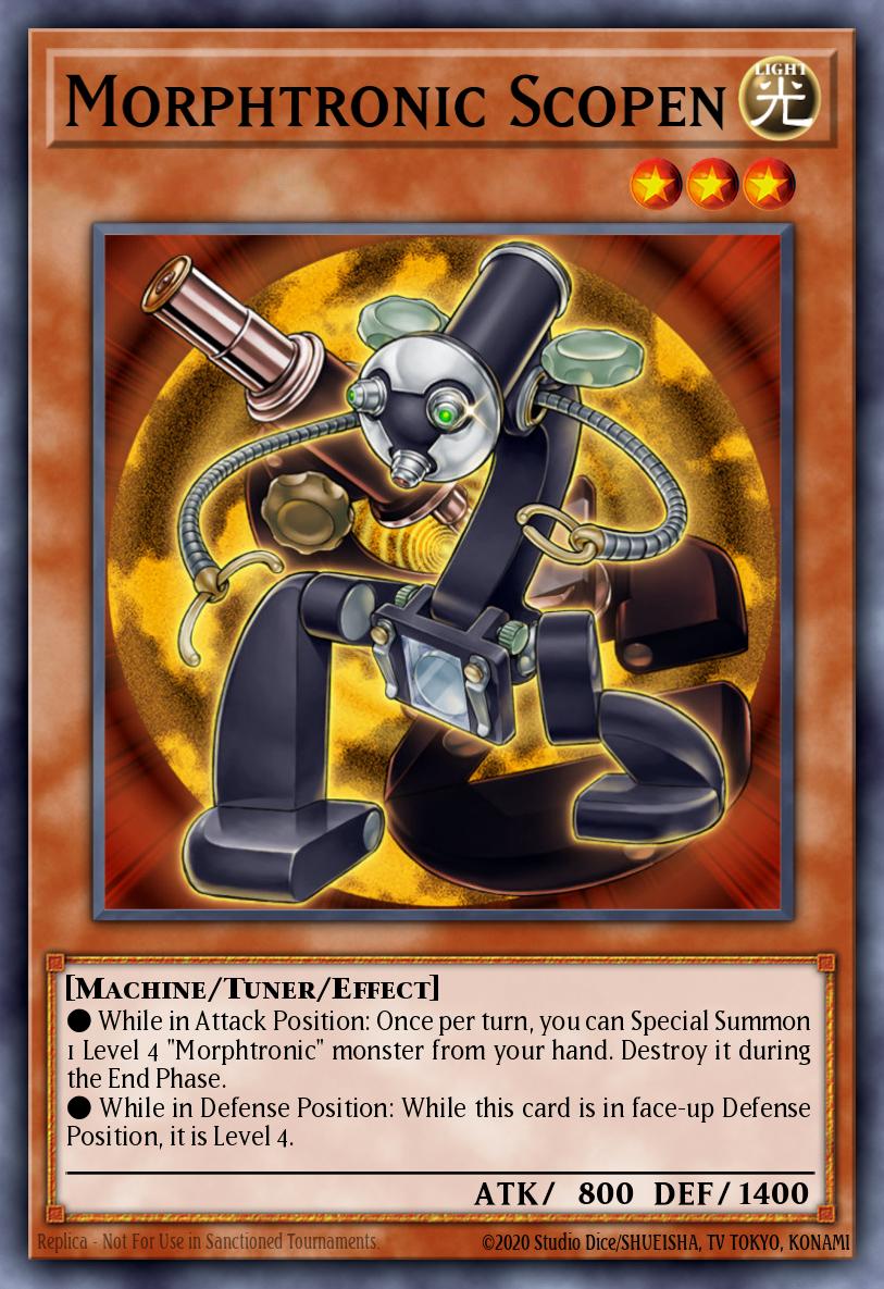 Morphtronic Scopen Yu-Gi-Oh card