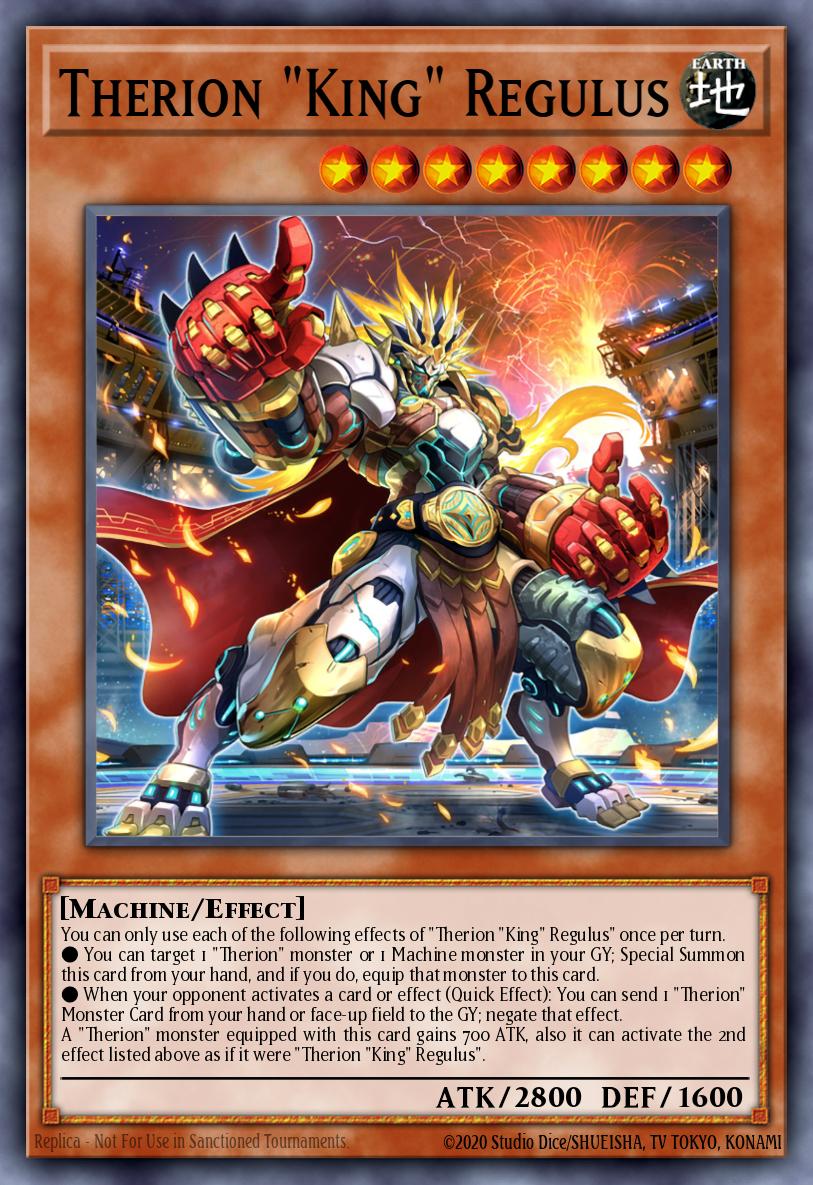 Therion "King" Regulus Yu-Gi-Oh card