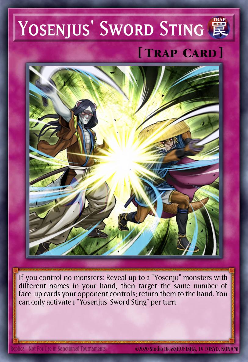 Yosenjus' Sword Sting Yu-Gi-Oh card