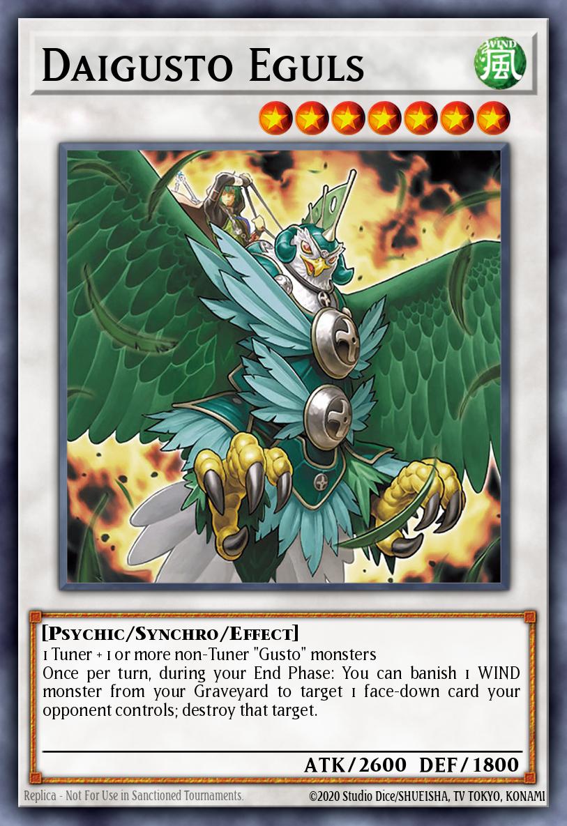 Daigusto Eguls Yu-Gi-Oh card