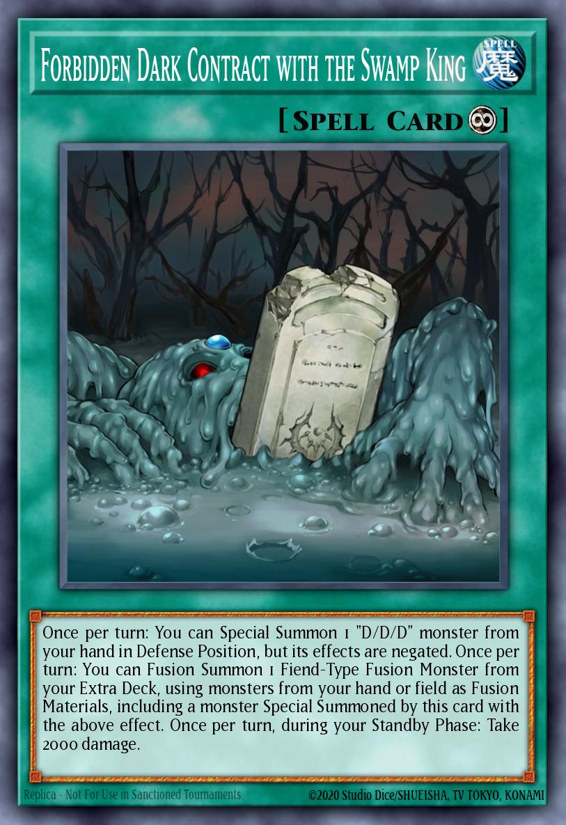 Forbidden Dark Contract with the Swamp King Yu-Gi-Oh card
