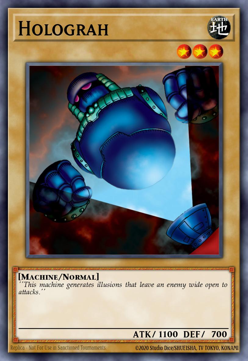 Holograh Yu-Gi-Oh card