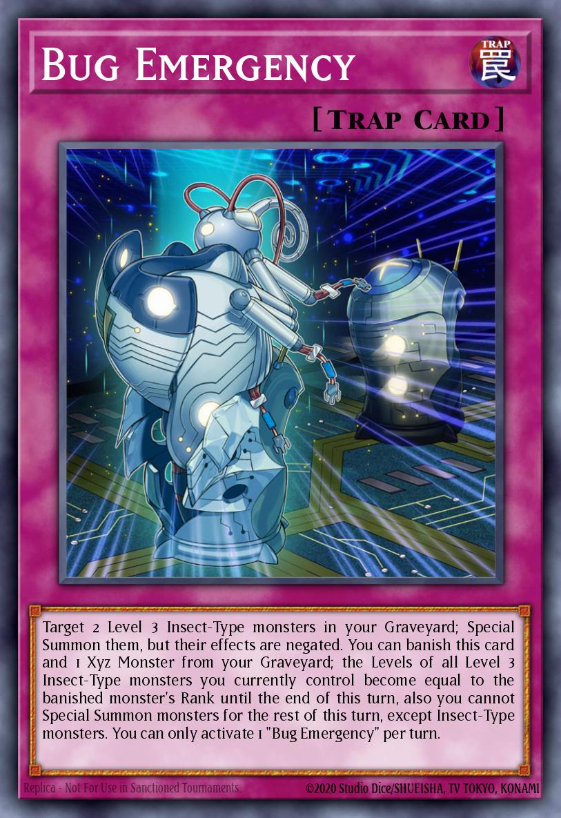 Bug Emergency Yu-Gi-Oh card