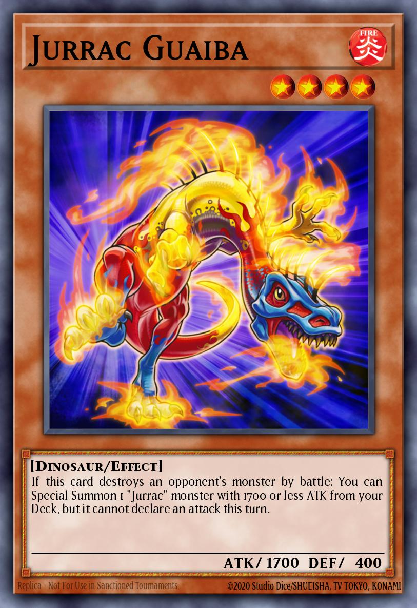 Jurrac Guaiba Yu-Gi-Oh card