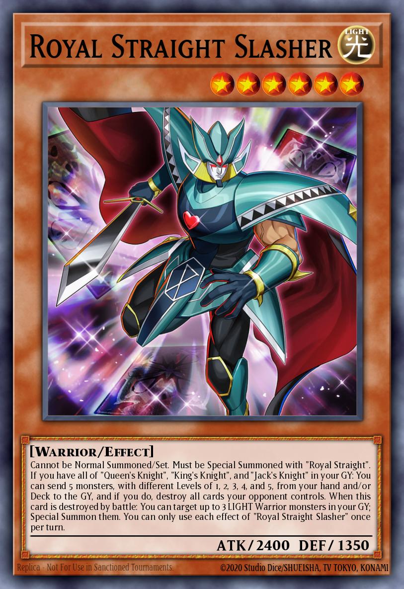 Royal Straight Slasher Yu-Gi-Oh card