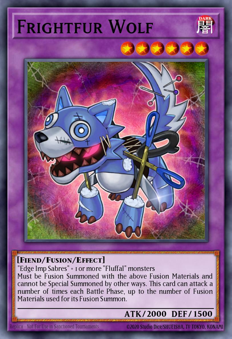 Frightfur Wolf Yu-Gi-Oh card