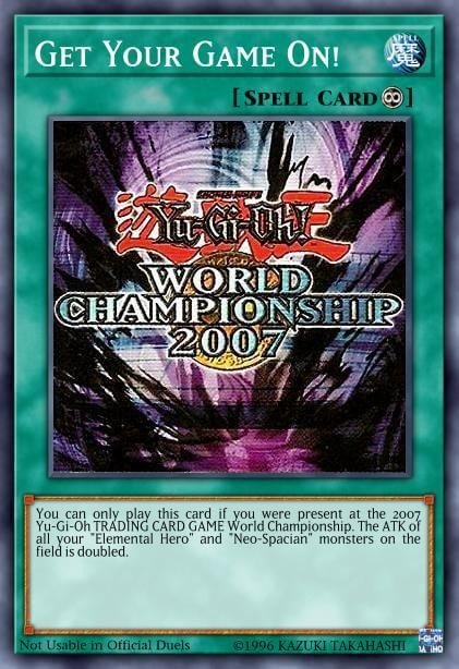 Get Your Game On! Yu-Gi-Oh card