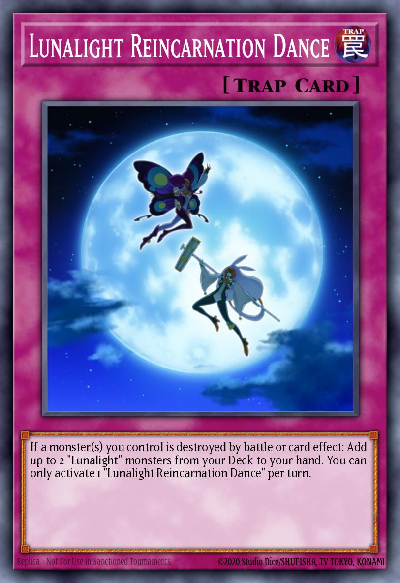 Lunalight Reincarnation Dance Yu-Gi-Oh card