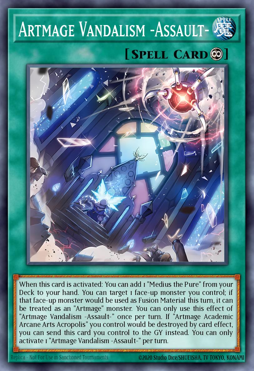 Artmage Vandalism -Assault- Yu-Gi-Oh card