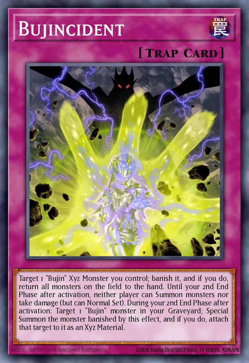 Bujincident Yu-Gi-Oh card