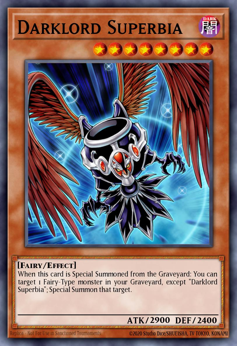 Darklord Superbia Yu-Gi-Oh card