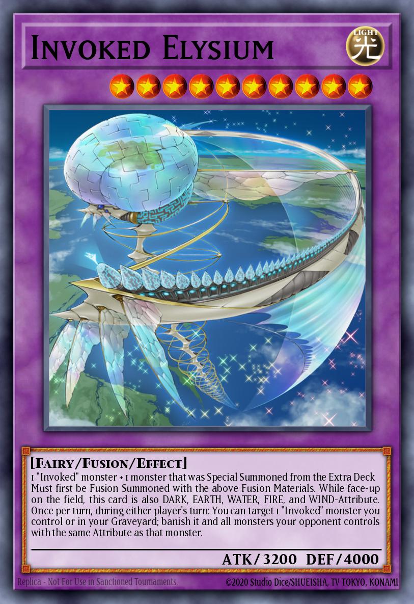 Invoked Elysium Yu-Gi-Oh card
