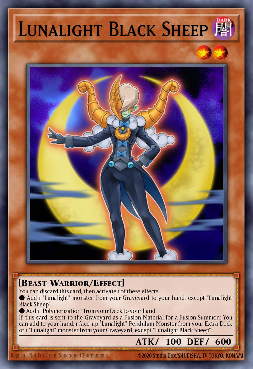 Lunalight Black Sheep Yu-Gi-Oh card