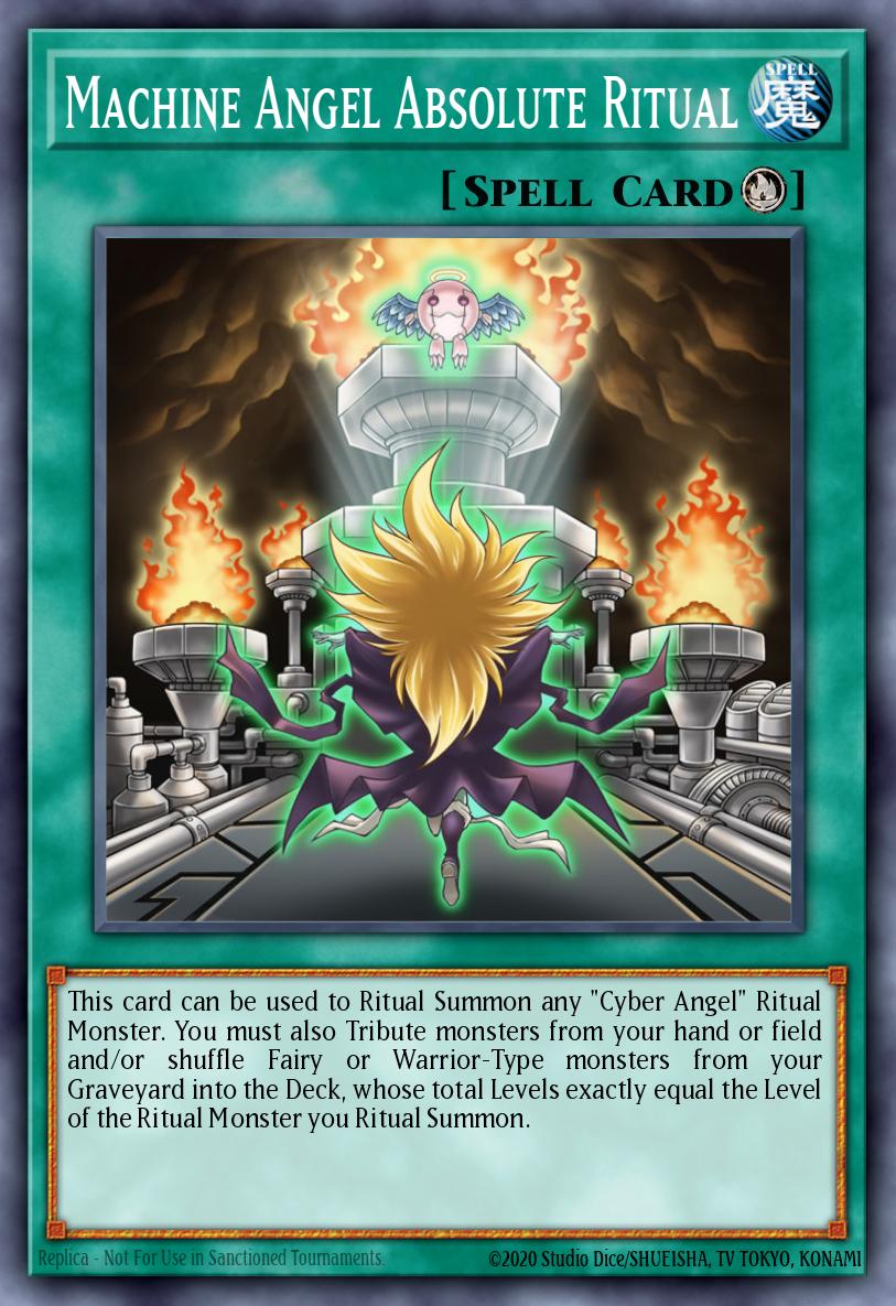 Machine Angel Absolute Ritual Yu-Gi-Oh card