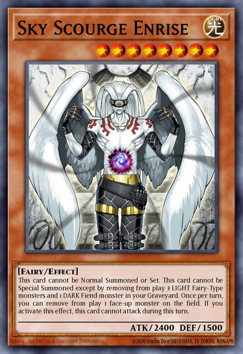 Sky Scourge Enrise Yu-Gi-Oh card