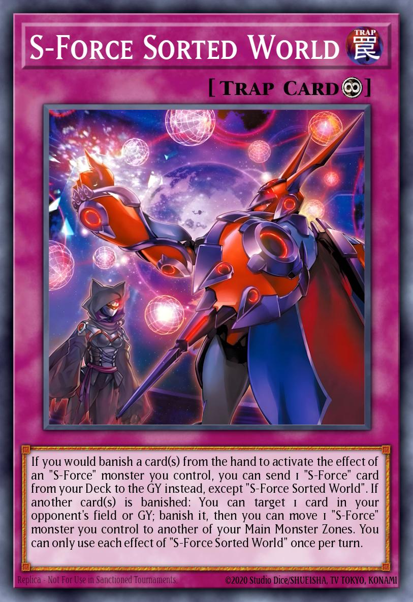 S-Force Sorted World Yu-Gi-Oh card