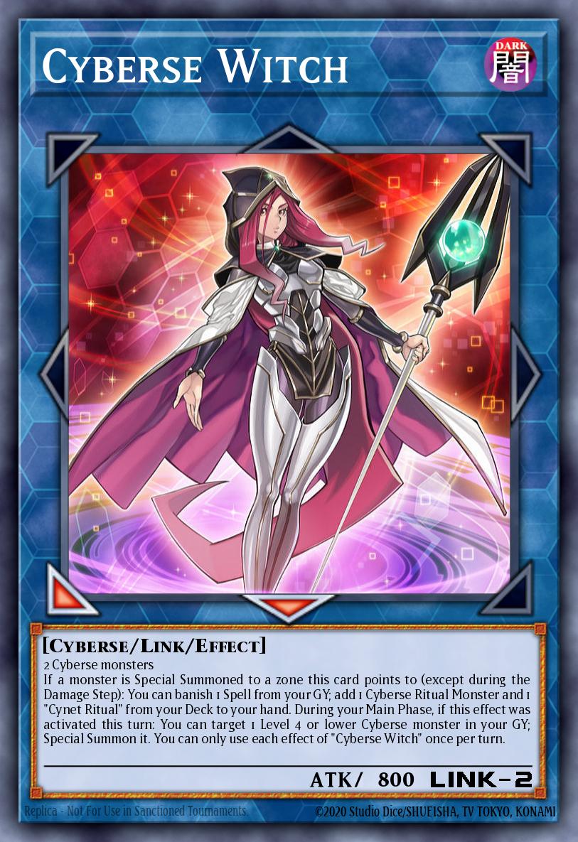 Cyberse Witch Yu-Gi-Oh card
