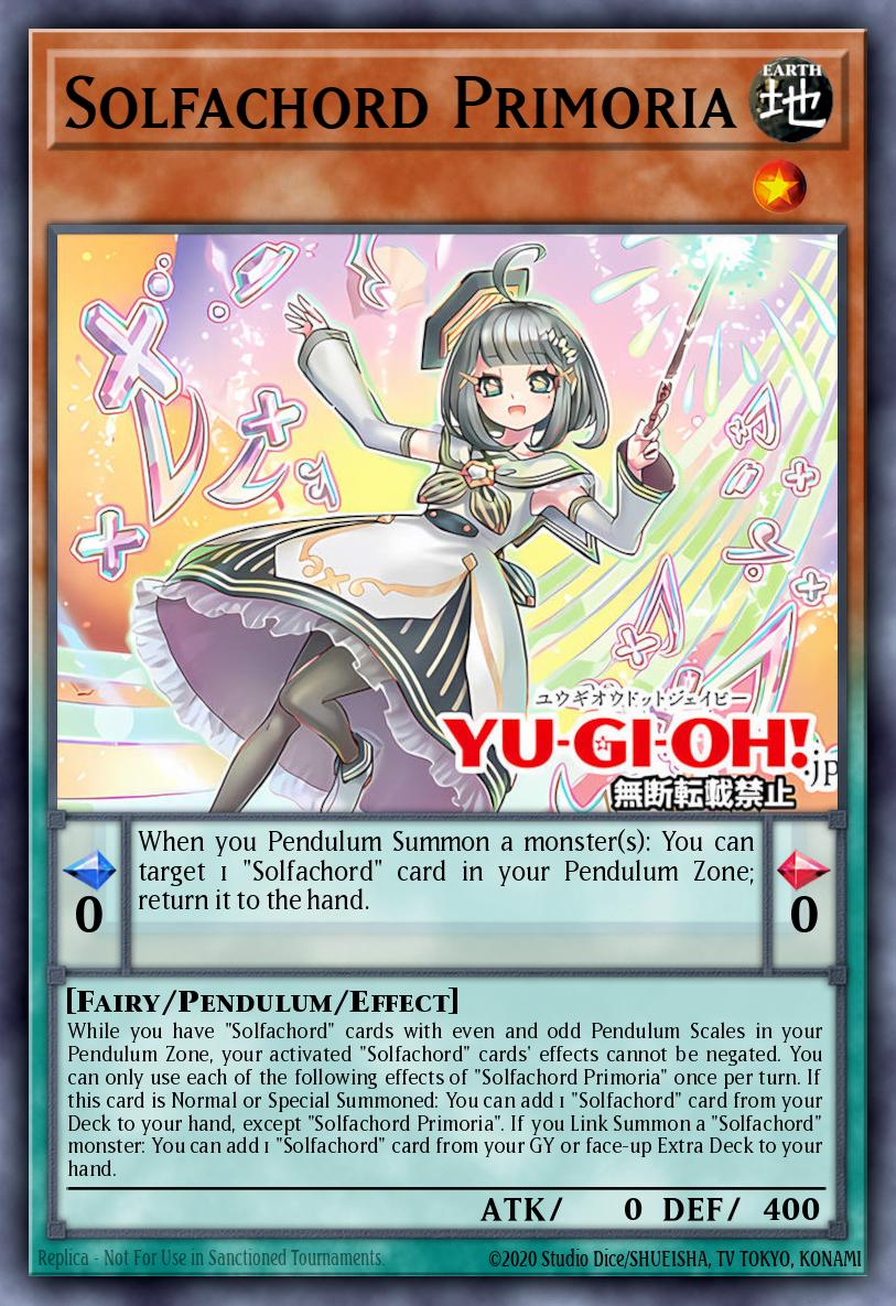 Solfachord Primoa Yu-Gi-Oh card