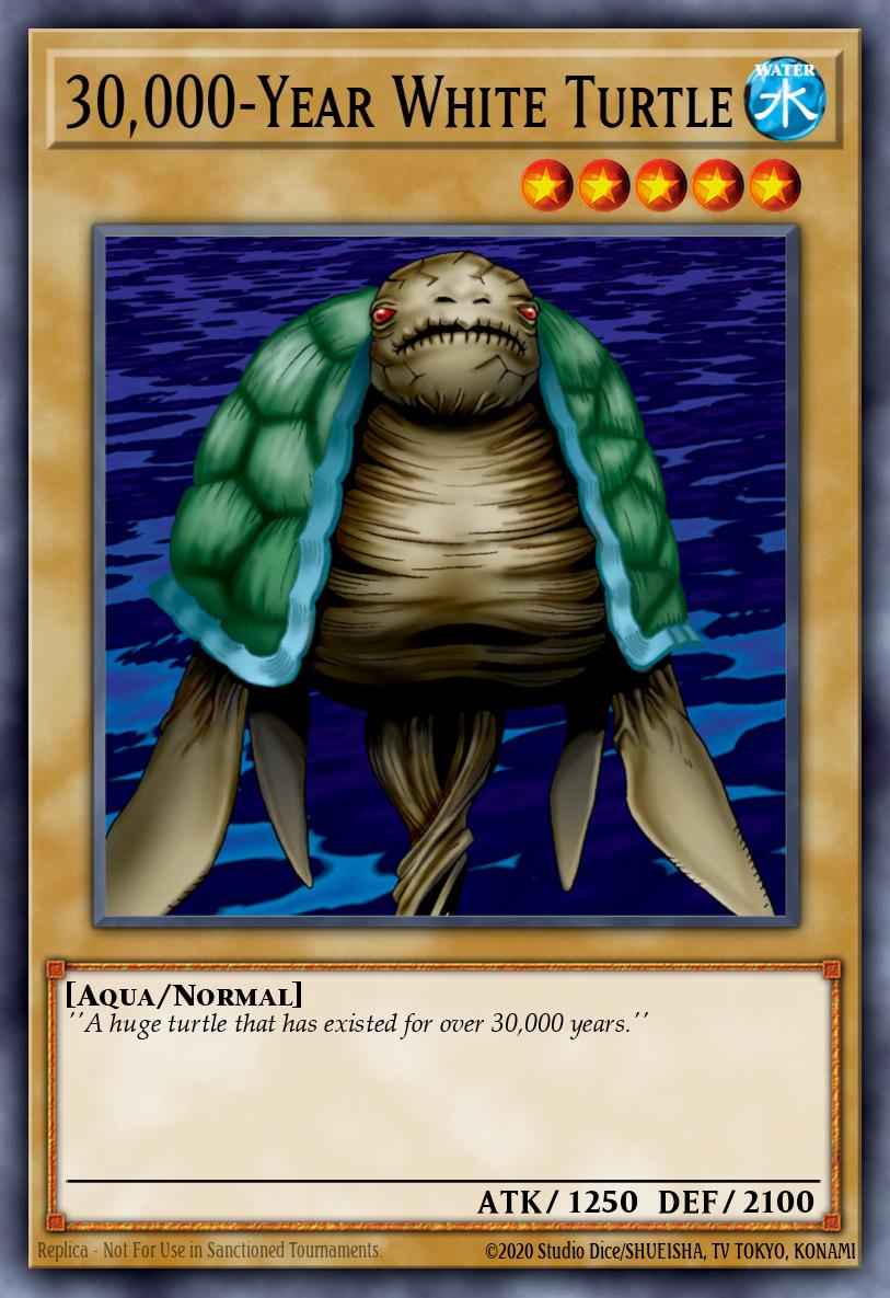 30,000-Year White Turtle Yu-Gi-Oh card