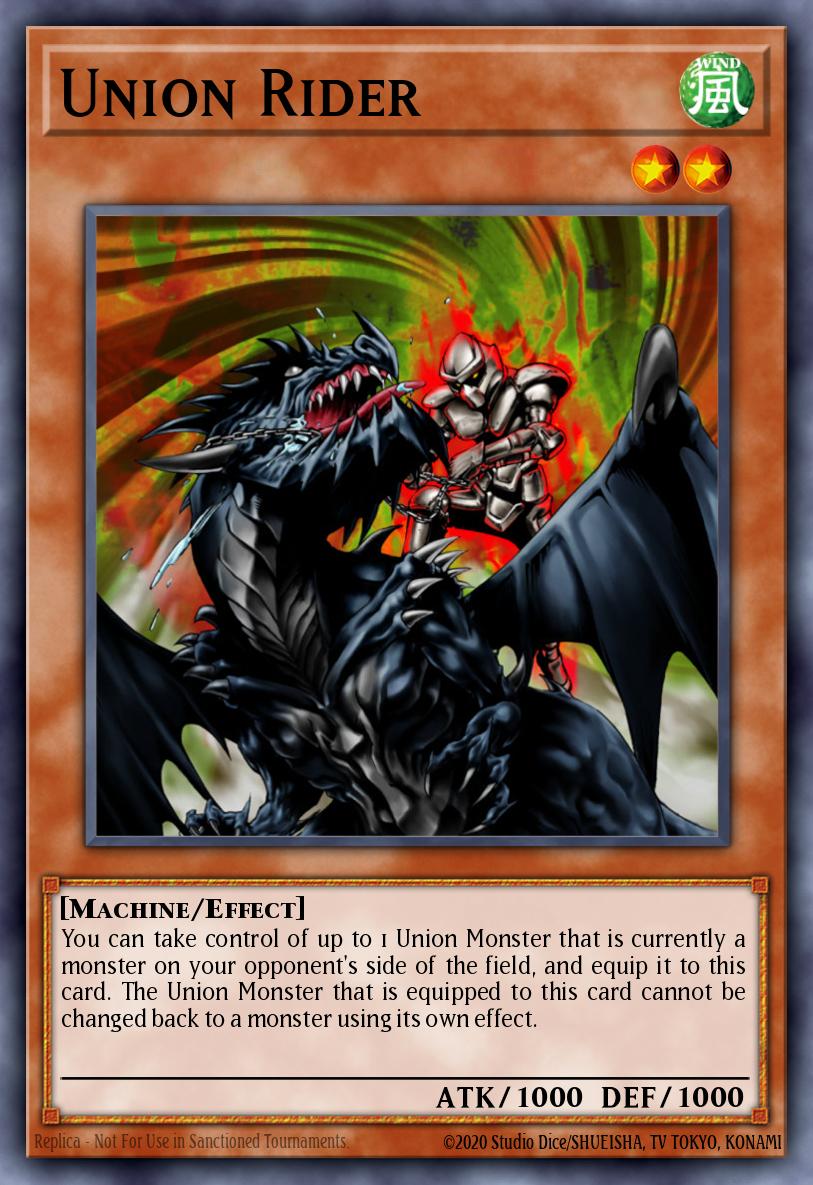 Union Rider Yu-Gi-Oh card