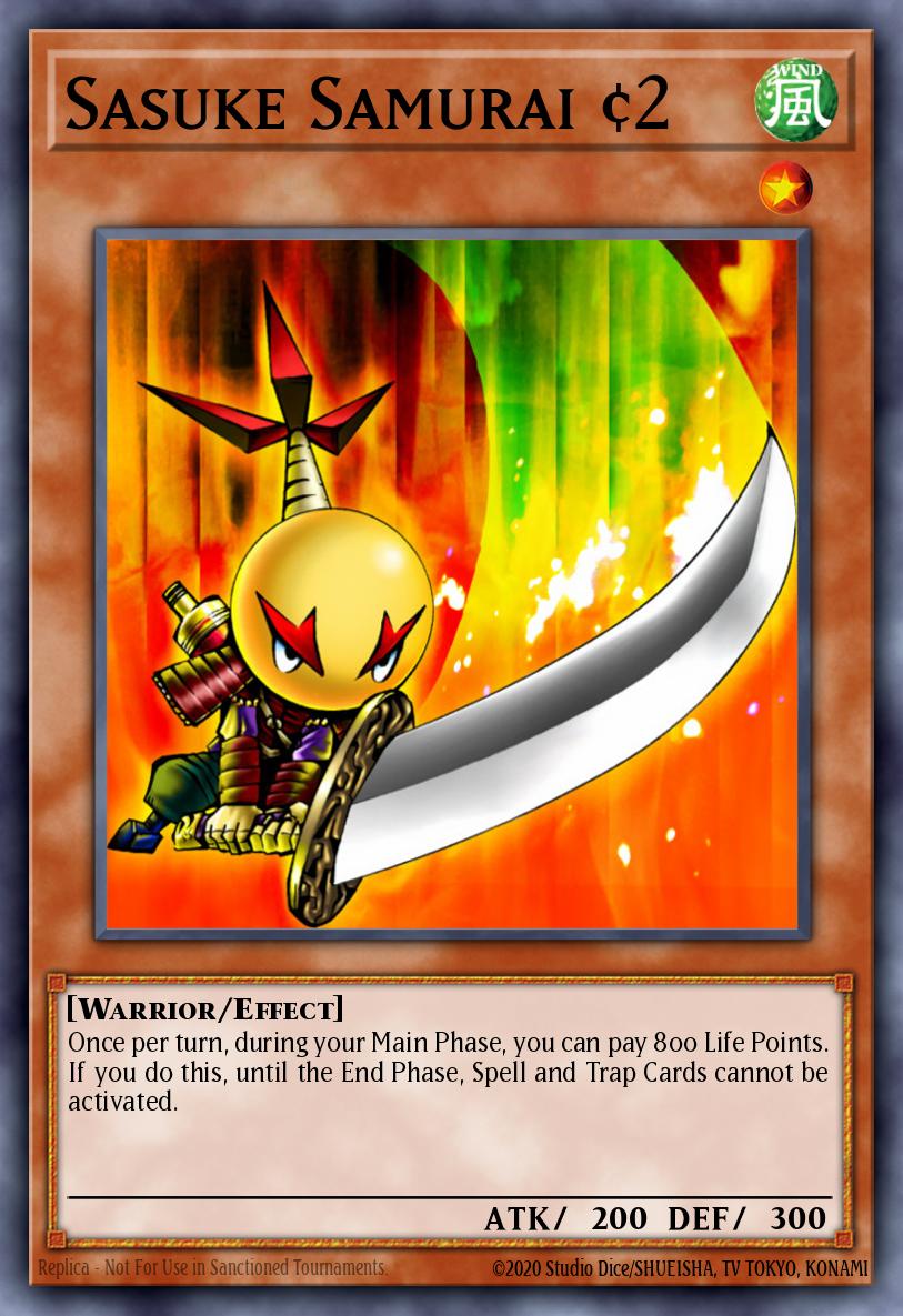 Sasuke Samurai #2 Yu-Gi-Oh card