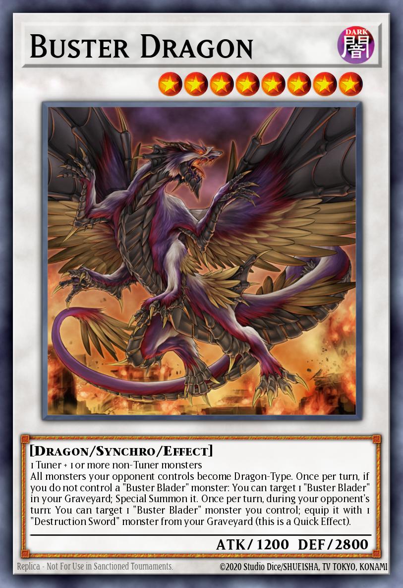 Buster Dragon Yu-Gi-Oh card