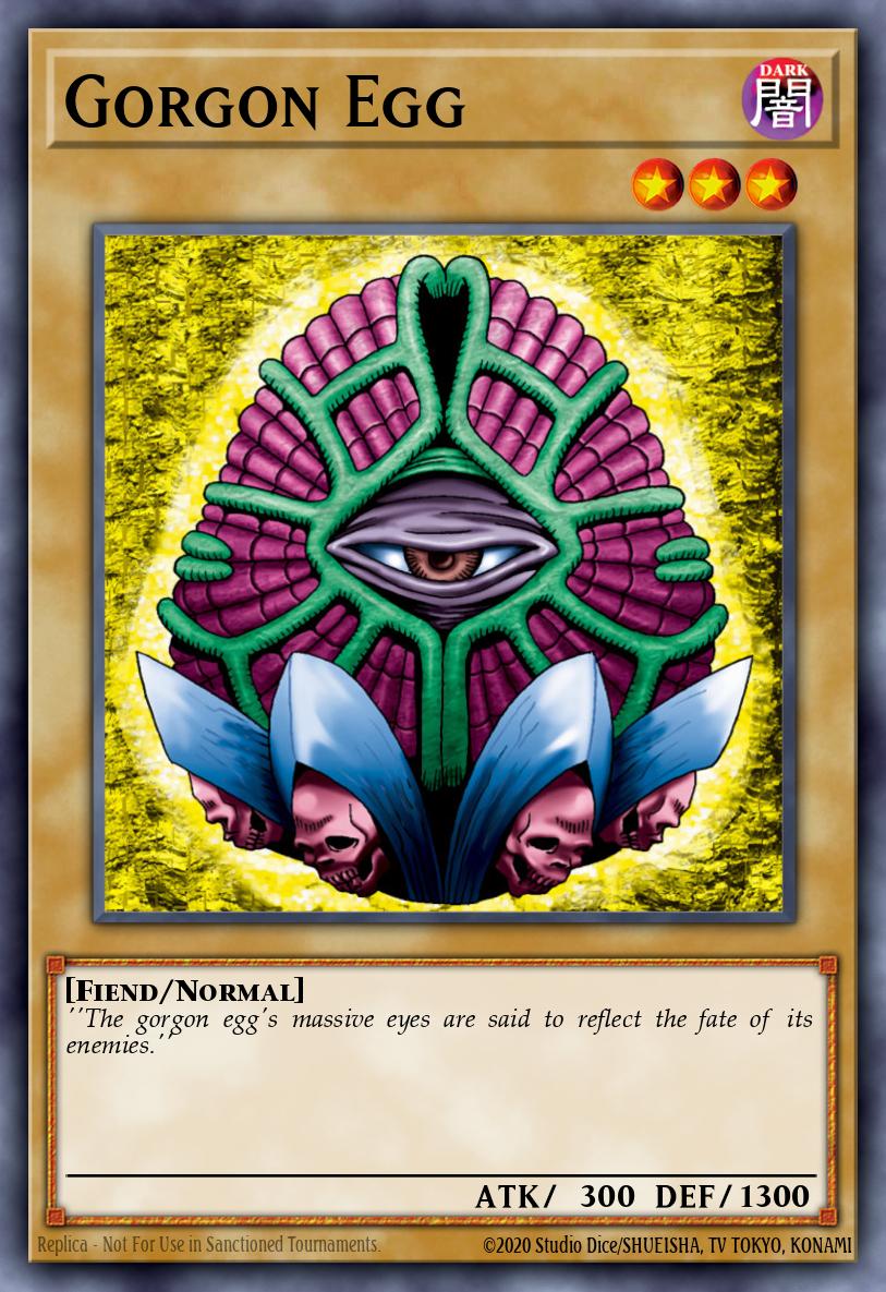 Gorgon Egg Yu-Gi-Oh card