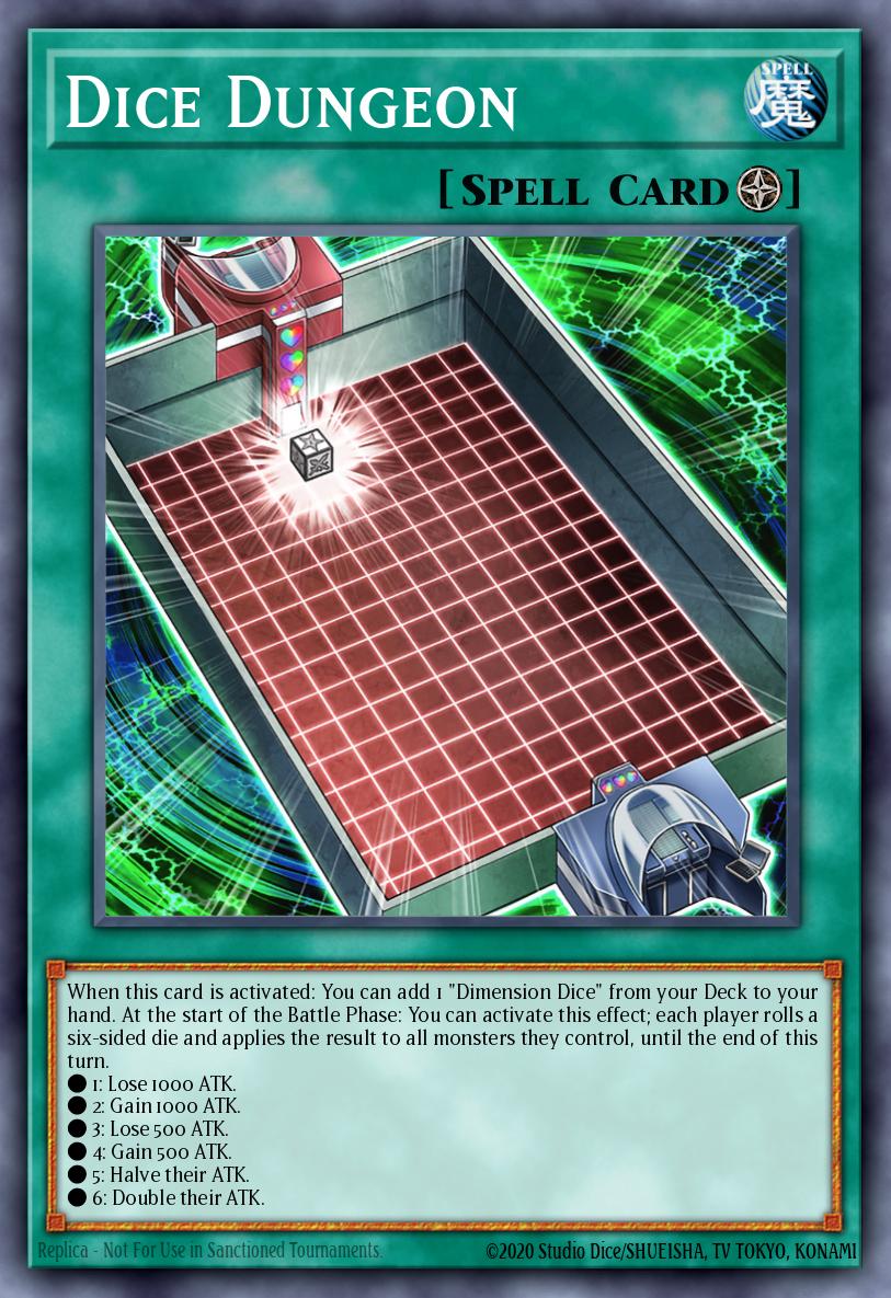 Dice Dungeon Yu-Gi-Oh card